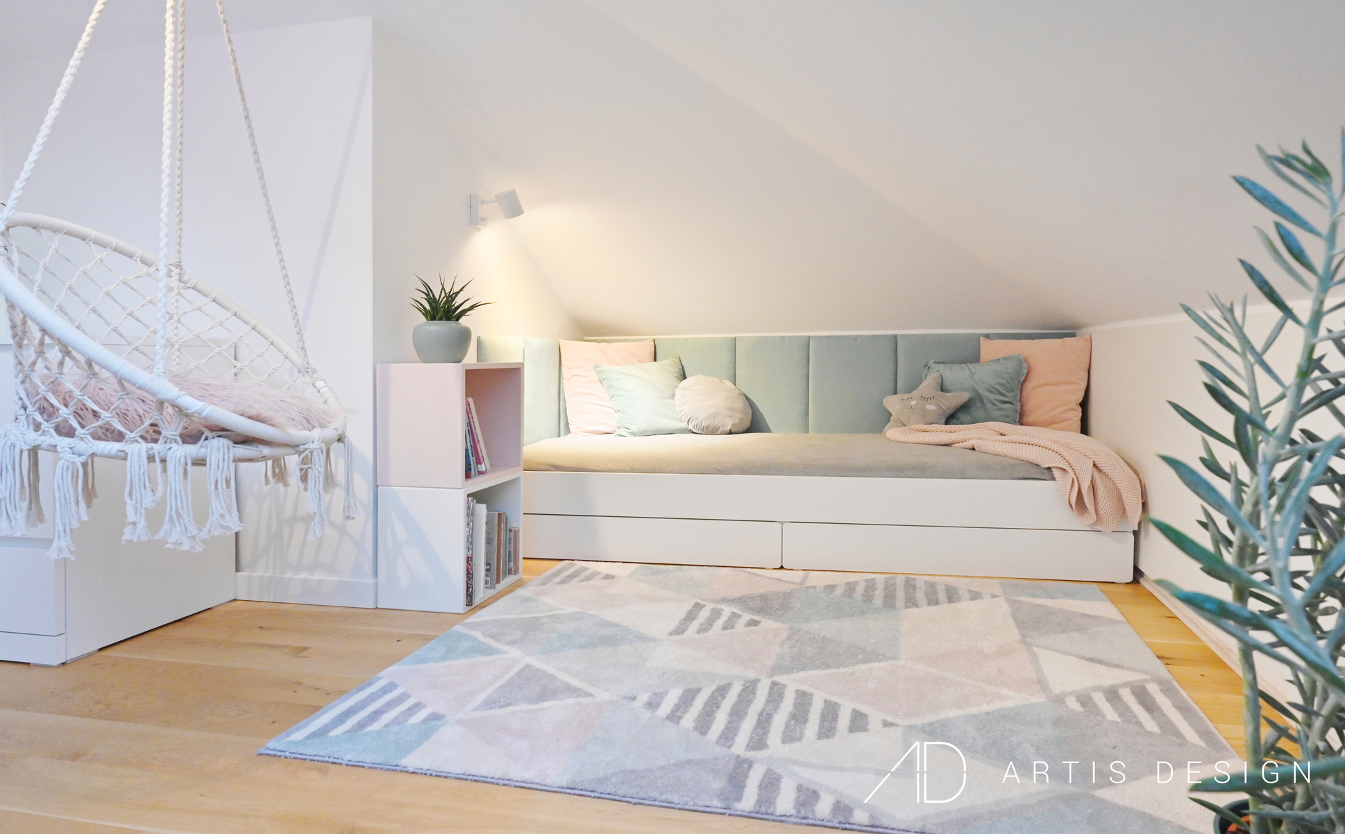 Projekt: Pokoje na poddaszu | Artis Design: Studio projektowe